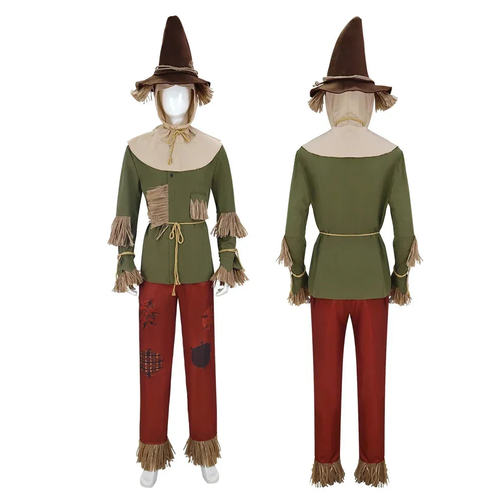 Halloween Cosplay Costume: The Wizard of Oz Lionand Scarecrow Outfits for Performances and Parties