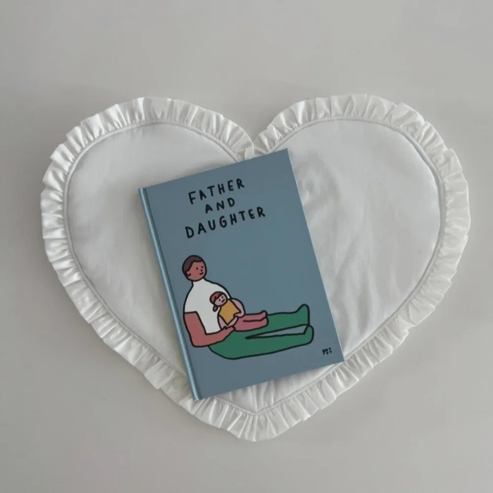 New Heart-shaped Placemats Dining Table Plaid Loving Western Food Mats Decorative Pleated Lace Fabric Coaster Home Decor