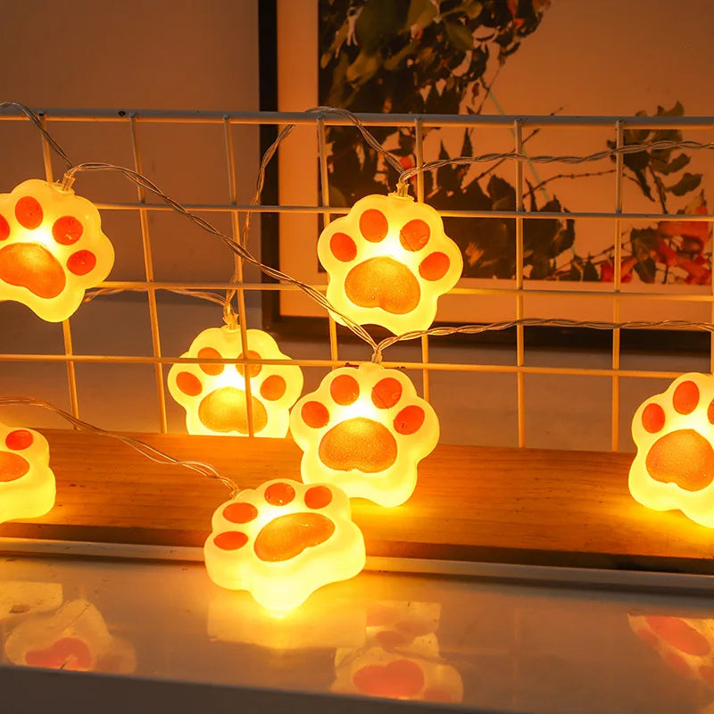 2026 Christmas LED String Lights, Animal Fairy Lights with Warm White & RGB Options, Battery-Powered Twinkle Lights for Bedroom, Window, Wall, Party & Holiday Decor
