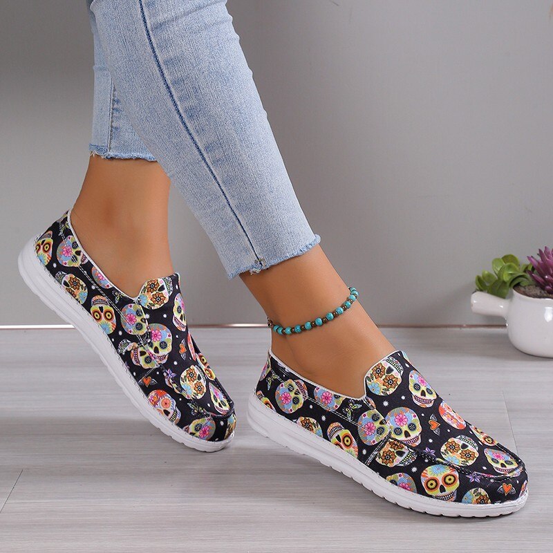Women Shoes Basic Flat Shoes Trend Casual Flat Shoes Round Toe Wedge