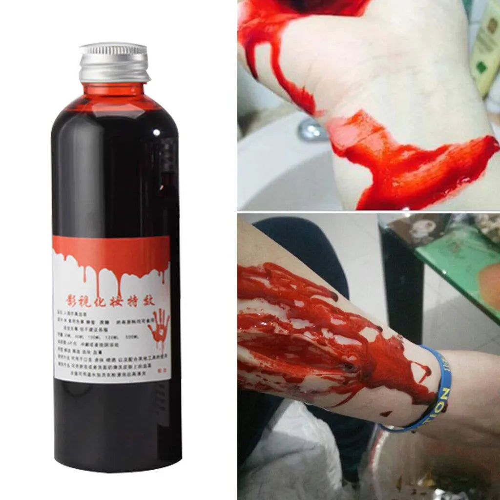 1 Bottles Halloween Emulation Fake Props Makeup Blood 30-100m