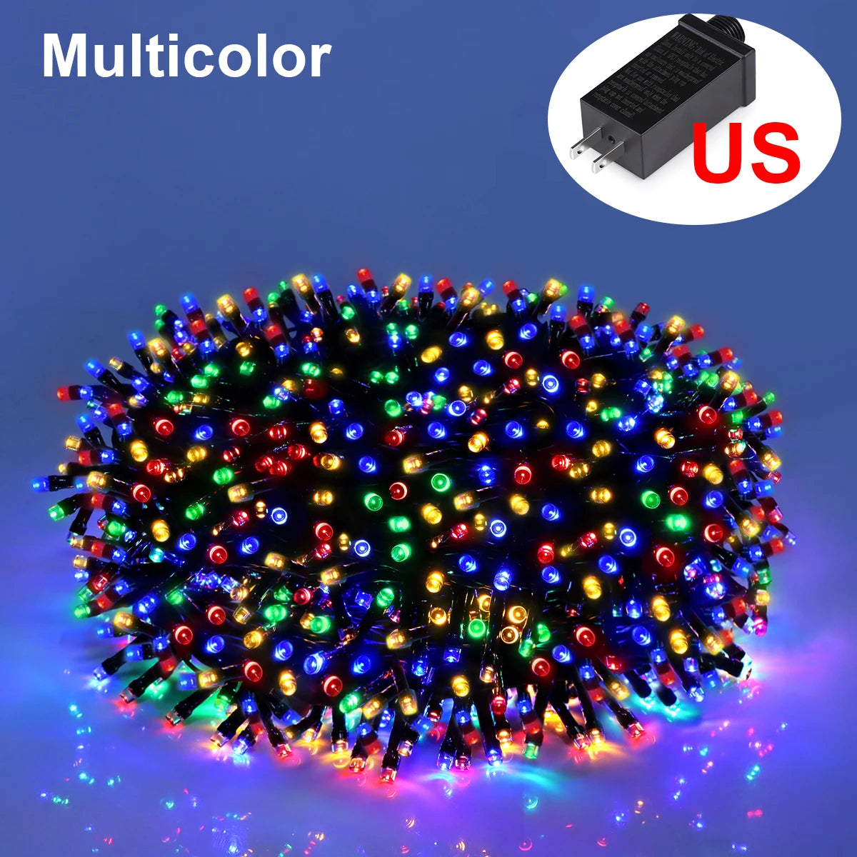 10M-100M LED String Lights, Waterproof Outdoor Fairy Lights, 24V Christmas Lights for Wedding, Party & Courtyard Decor