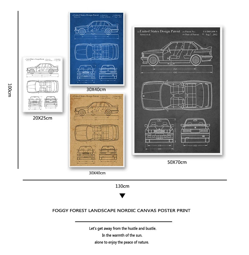 Car E30 M3 artwork, Auto wall art ,Transportation poster, room decor, print,blueprint, gift idea,wall Decorations