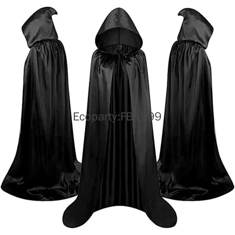 Halloween Evil Witch Costume Set for Women Gothic Wizard Cosplay Green Claw Gloves Sharp Hat Set Adult Carnival Party Dress Up