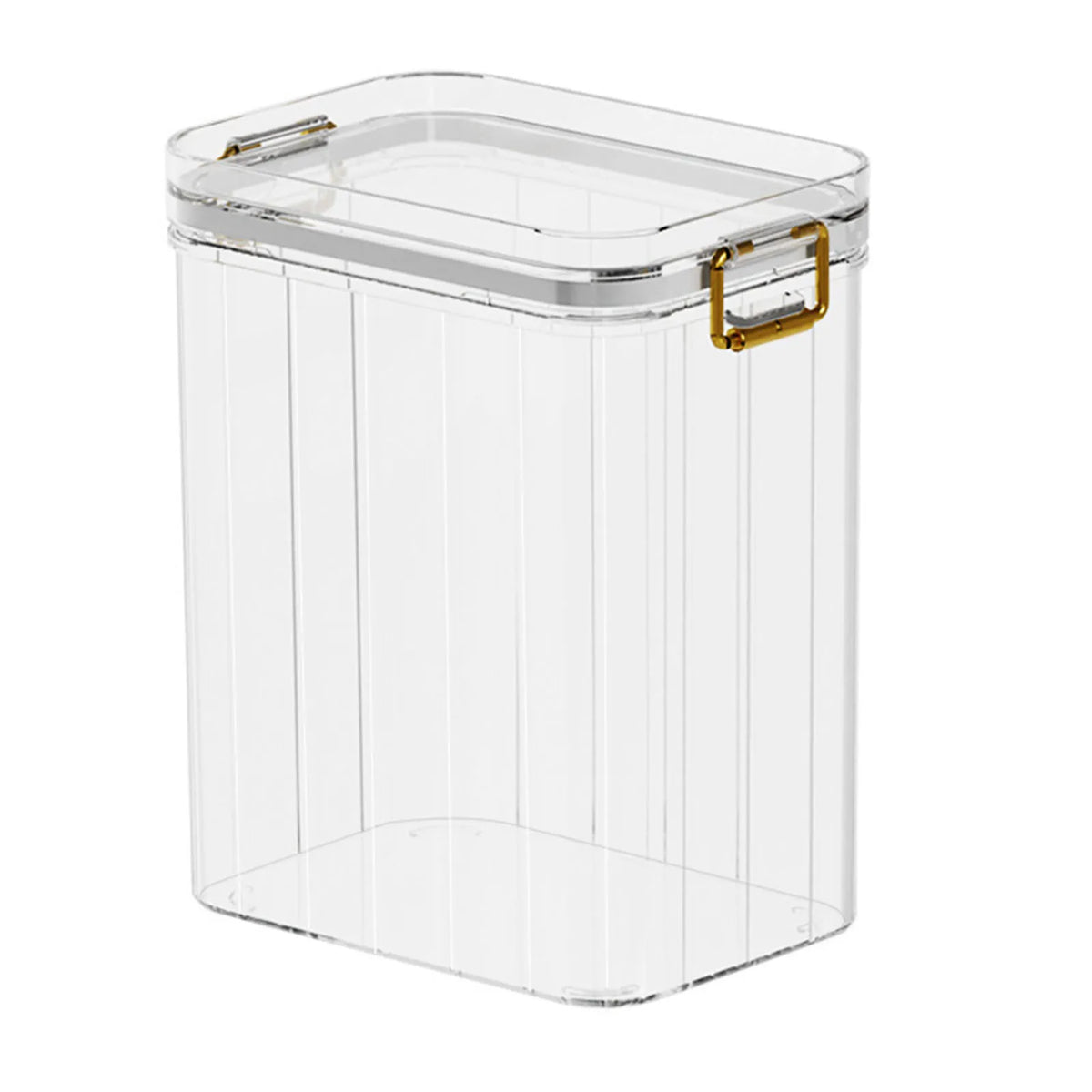 Kitchen Food Storage Clear Containers Plastic Box Jars For Bulk Cereals Household Organizers For Pantry Organizer Jars With Lid