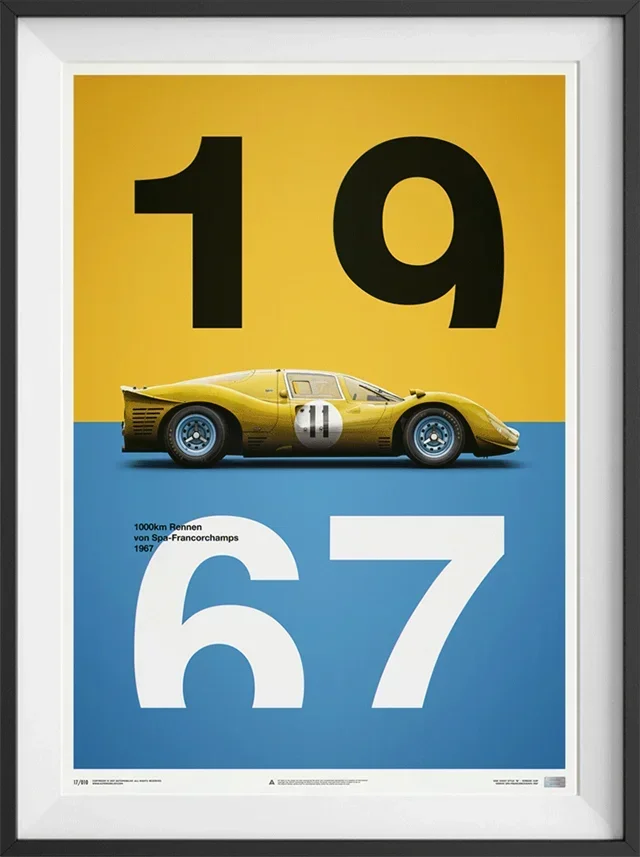 Retro Cars Poster Aesthetics 24 Heures Good Word Race 911 Endurance race F1 Motorsport Wall Art Kawaii Room Decor Canvas Posters