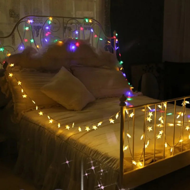 LED Star Fairy String Lights – USB & Battery Powered | Christmas, Wedding & Home Decor