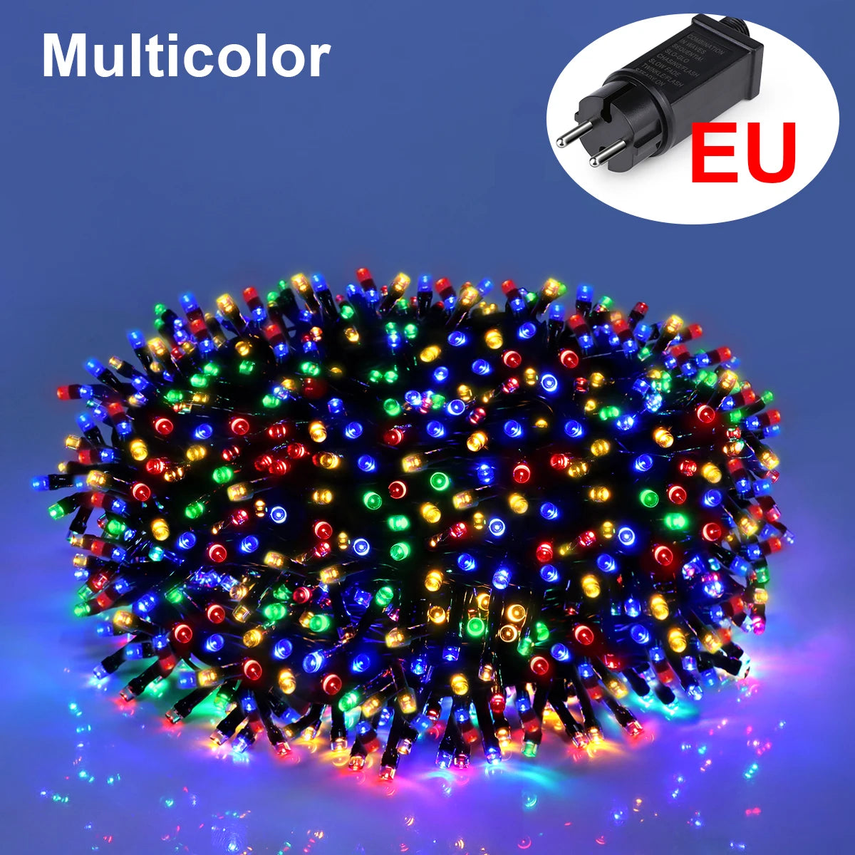 10M-100M LED String Lights, Waterproof Outdoor Fairy Lights, 24V Christmas Lights for Wedding, Party & Courtyard Decor