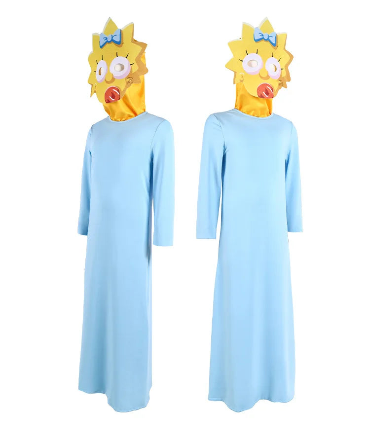 Halloween Family Cosplay Costume Full Set Cartoon Character Fancy Dress Up Outfit for Carnival Party