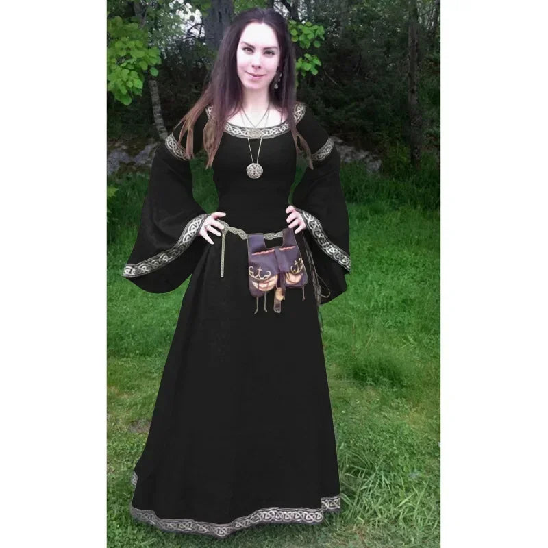Cosplay Medieval Gothic Costumes for Women Halloween Carnival Fancy Dress Up Party Performance Renaissance Disfraz Hombre