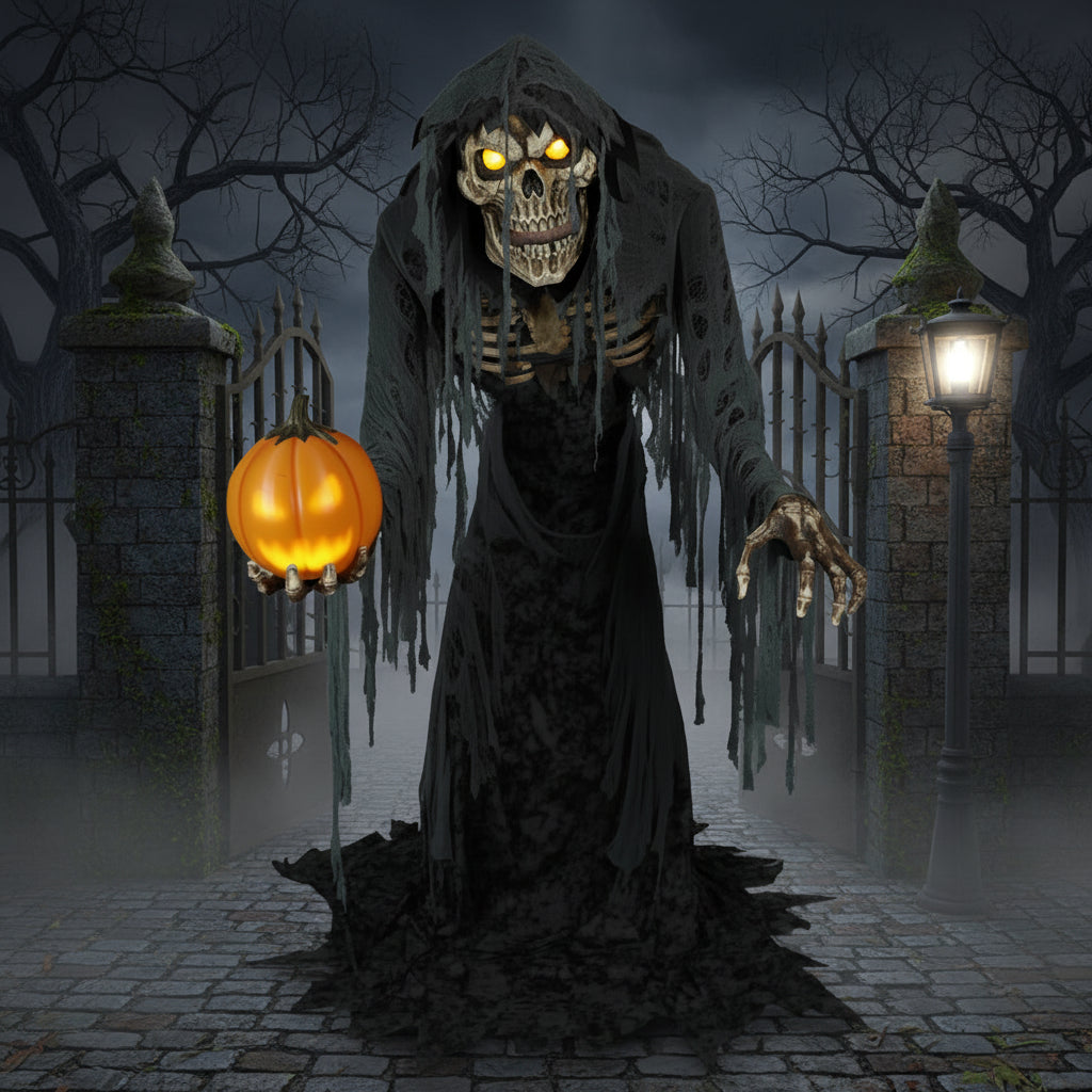 Halloween Haunted House Prop – Large Electric Animated Decoration for Haunted Attractions & Parties