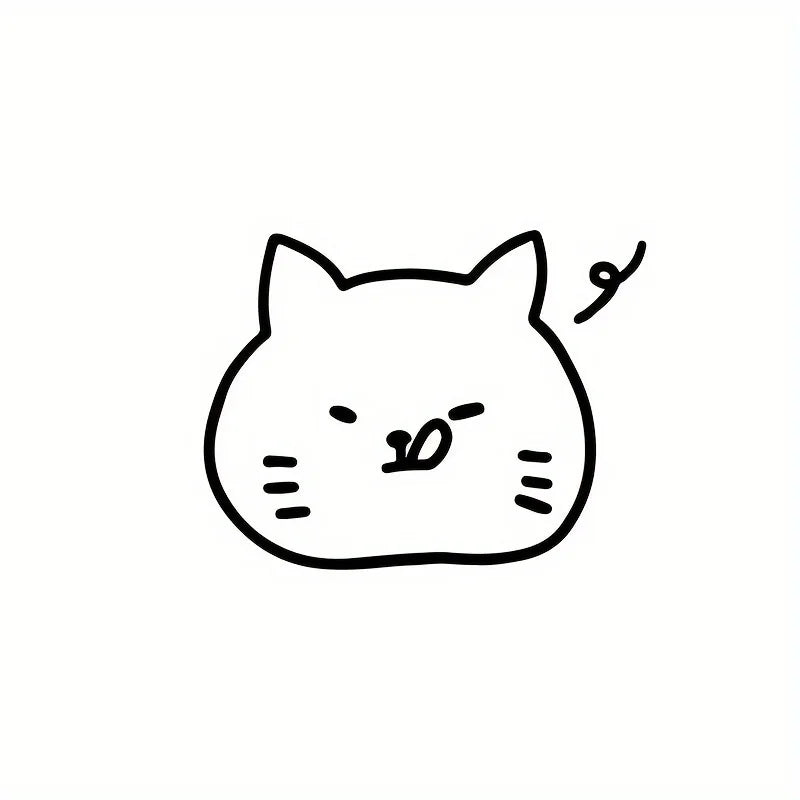 Japanese Cute Cat Door Curtain, Cartoon Hanging Curtain for Bedroom & Kitchen, 1-Panel Polyester Room Divider with Blackout Design for Home, Office & Cafe Decor