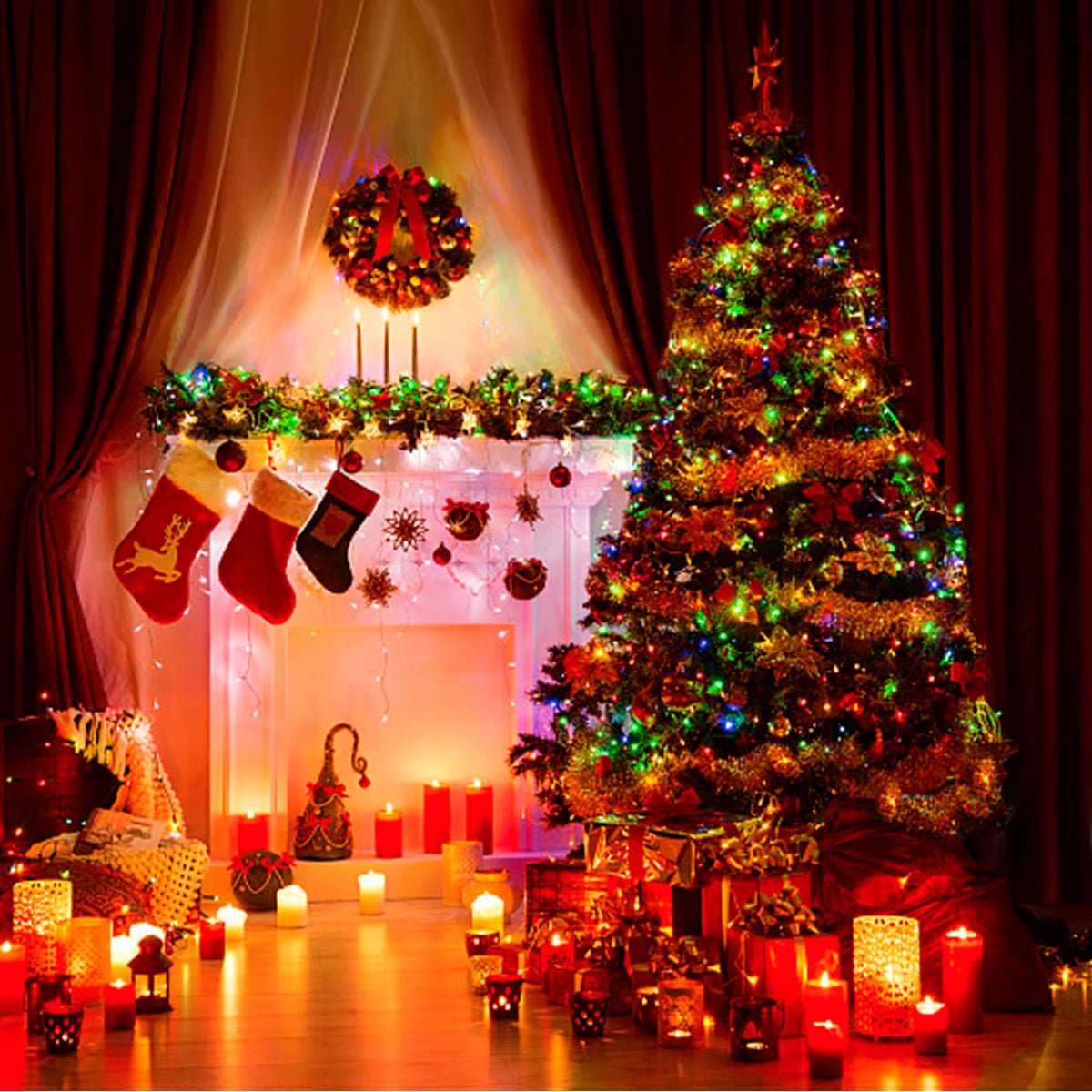 10M-100M LED String Lights, Waterproof Outdoor Fairy Lights, 24V Christmas Lights for Wedding, Party & Courtyard Decor