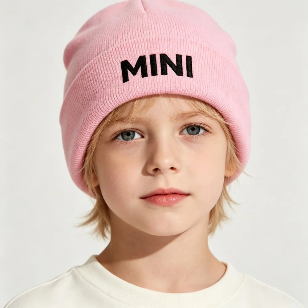 Cute Printed Family Matching Cap Parent-child Wool Knit Beanie Warm Retro Printing Knit Cap Apparel Accessories