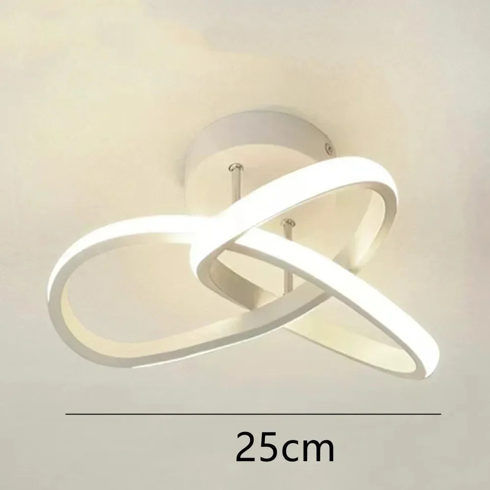 Modern LED Ceiling Light – Multi-Shape Minimalist Flush Mount Lamp with 3-Color Lighting