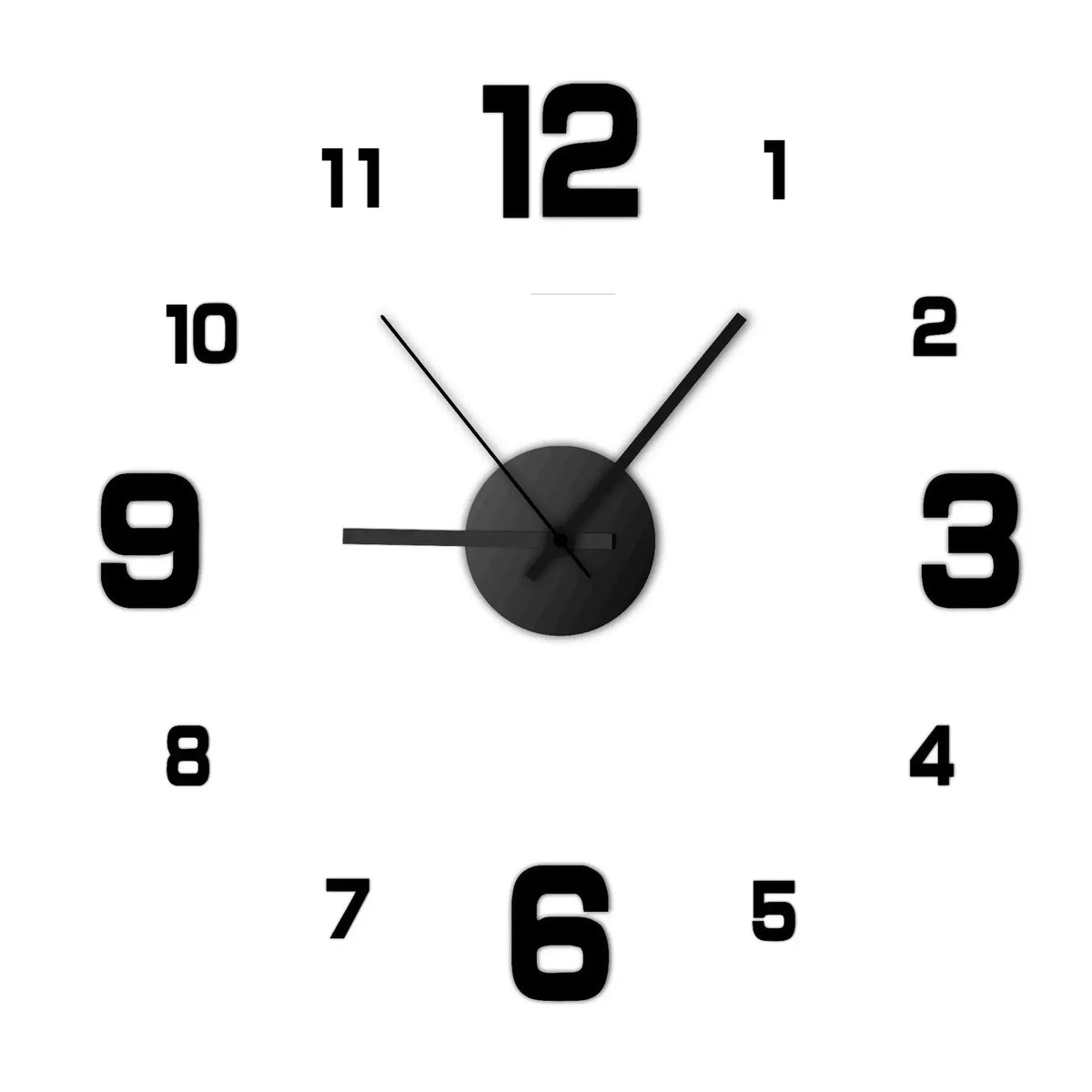 Wall Clocks Art Clock Bedroom Frameless Home and Decoration Kitchen Silent Living Room Watches Digital Decor Led Large 3d Garden