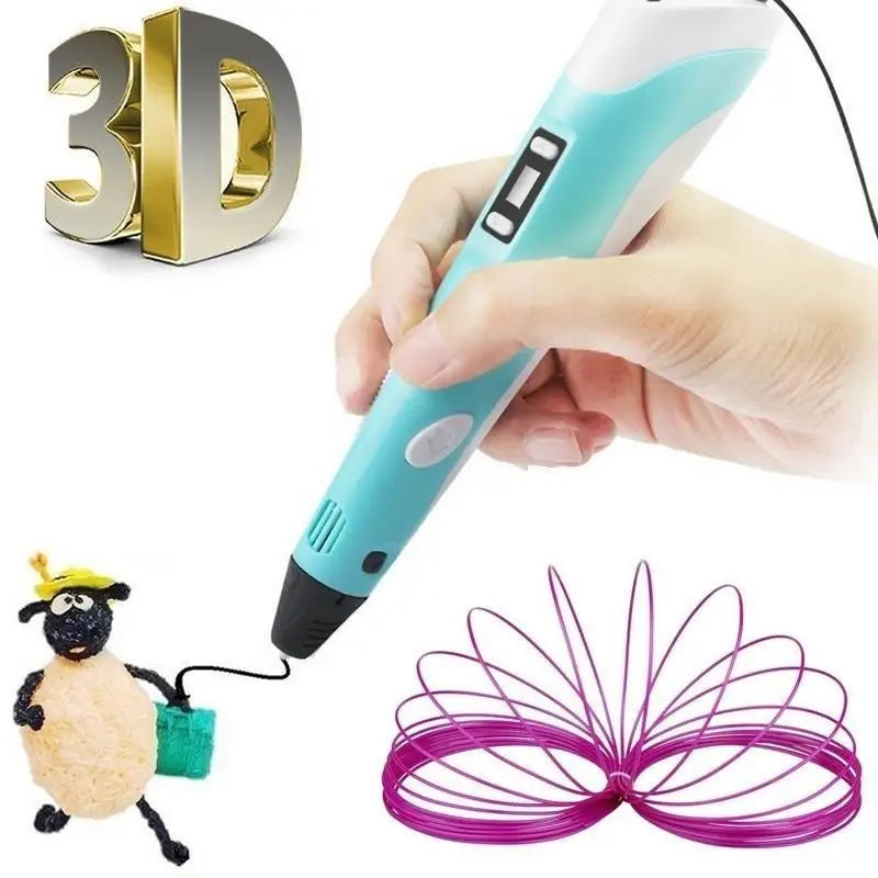 1.75mm ABS/PLA 3D Printing Pen Filament – 5m Modeling Refill for 3D Drawing Pens, Random Color