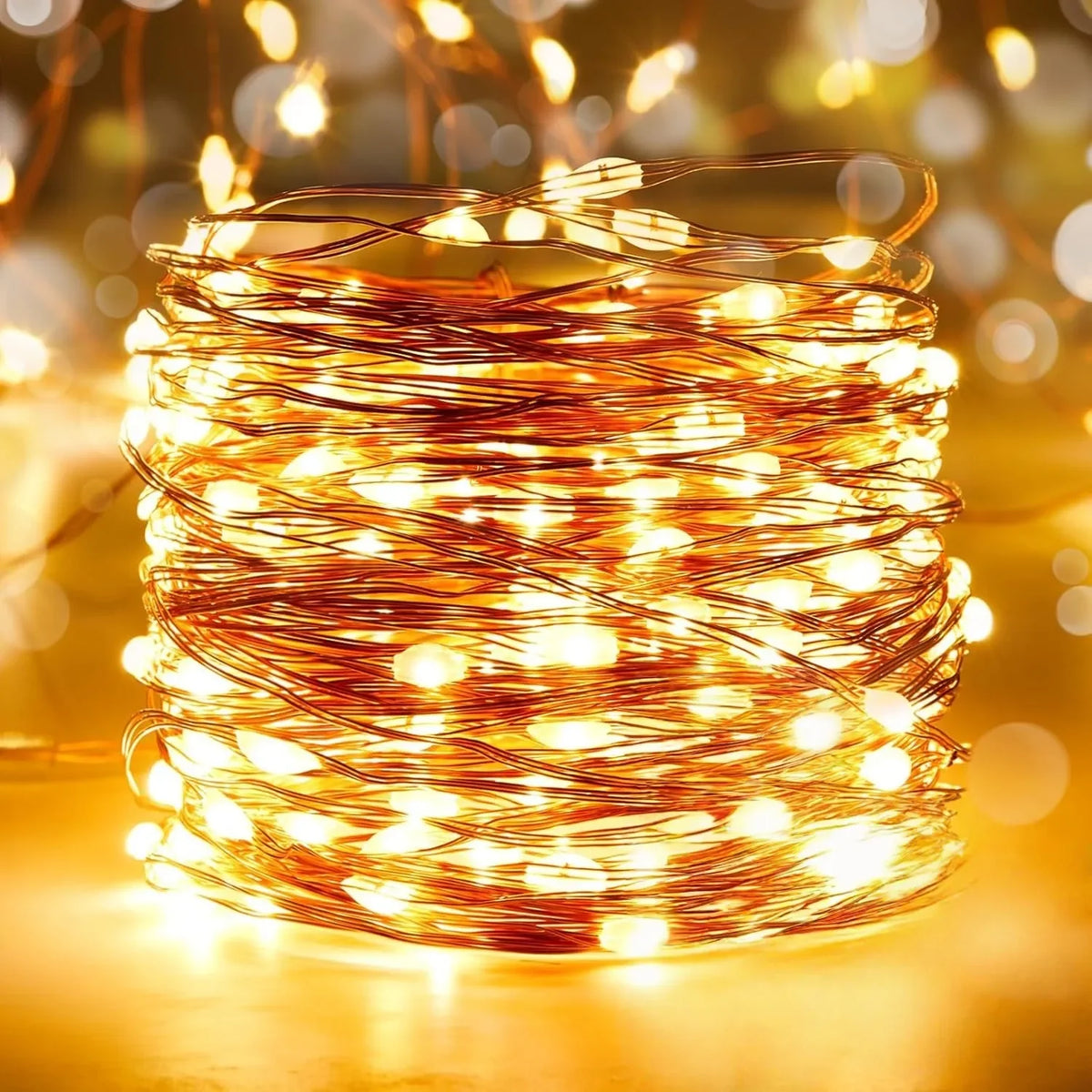 Battery Powered String Lights, 10–100 LED Copper Wire Fairy Lights for Christmas, Wedding, Camping, Holiday Party, Flower & Home Decor