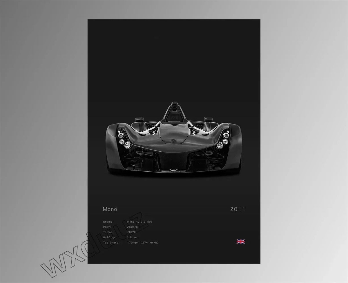 Modern Design Home Decoration Classic Popular Car Brand Motorsport Supercar Canvas Painting Wall Art Aesthetic Room Decor Poster