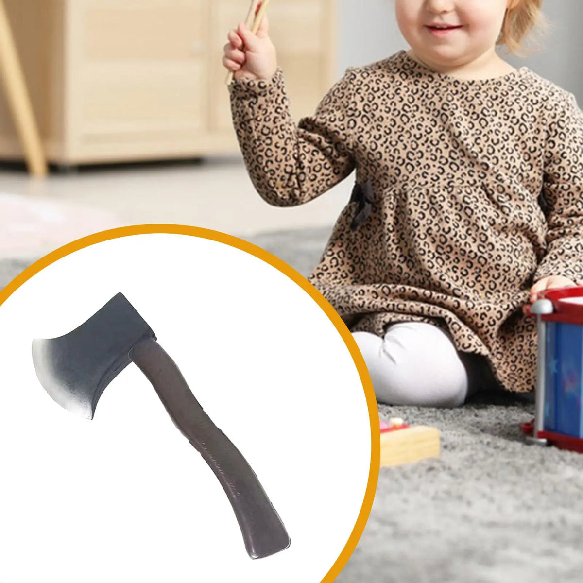 Halloween Axe Toy Hatchet Axe Props, Halloween Prank Props, Fake Axe Costume Accessories for Halloween Decor, Dress Up Toy