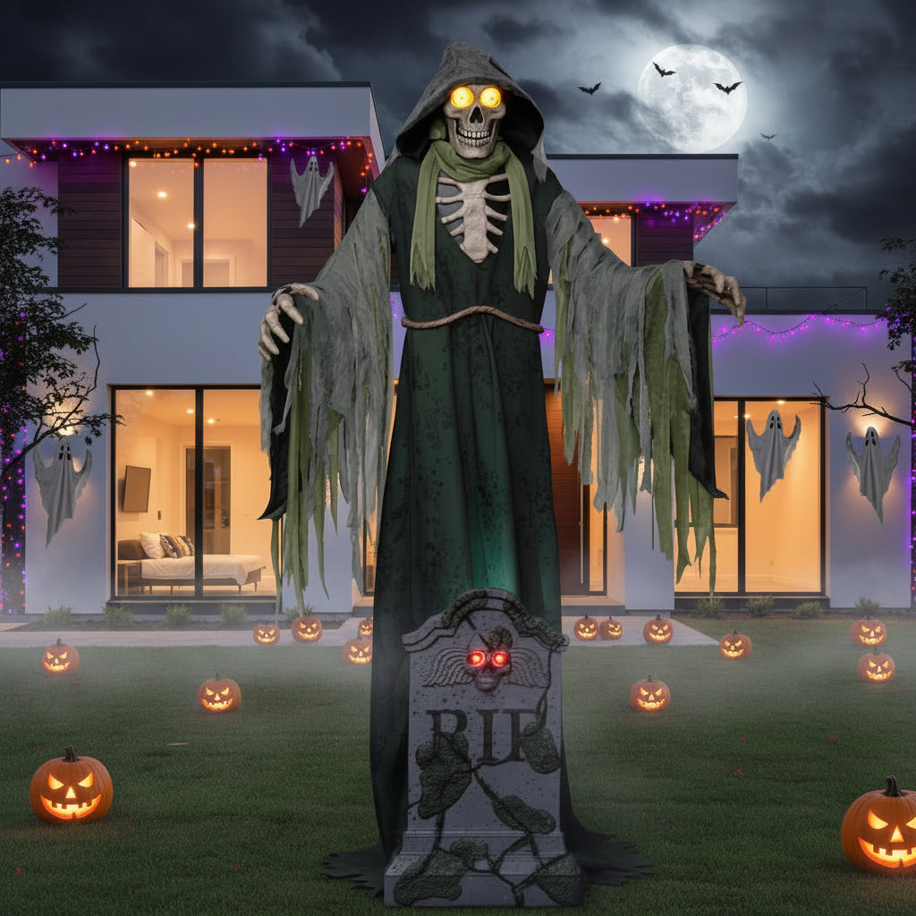 Halloween Haunted House Prop – Large Electric Animated Decoration for Haunted Attractions & Parties