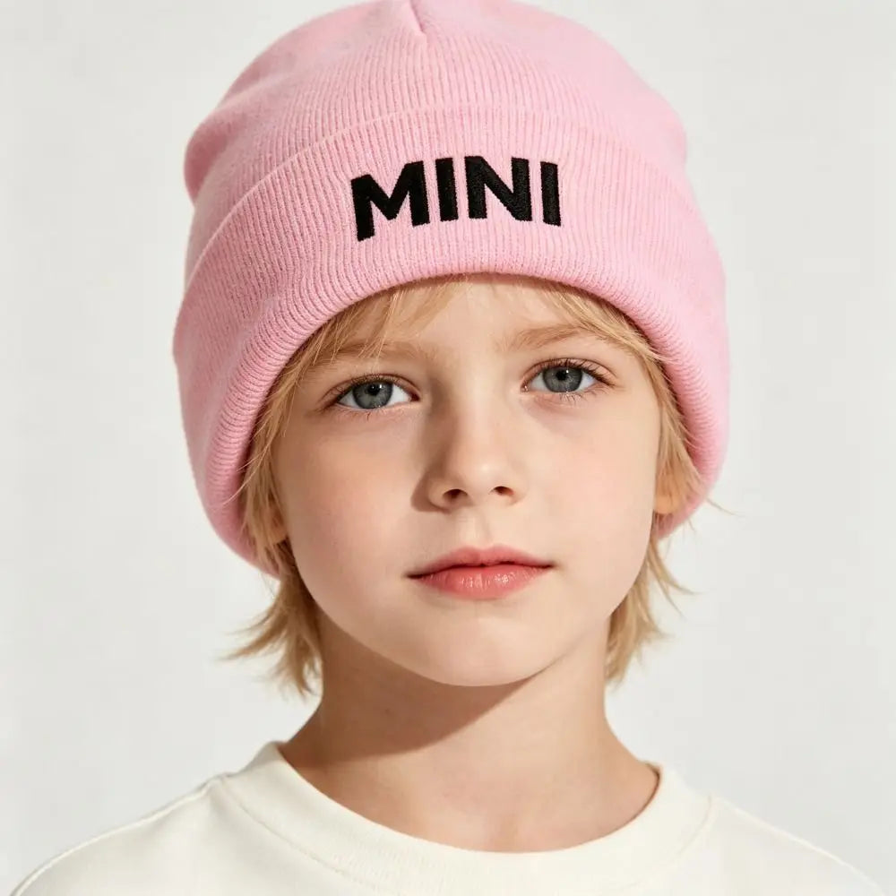 Cute Printed Family Matching Cap Parent-child Wool Knit Beanie Warm Retro Printing Knit Cap Apparel Accessories