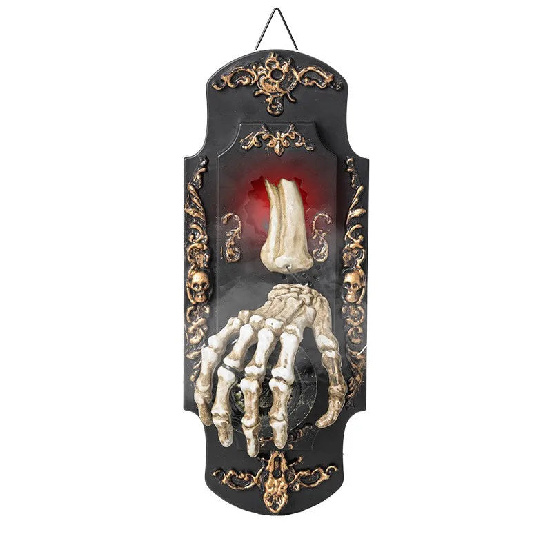 Halloween Tricky Props Eyeballs Doorbell Haunted House Decoration Scary Doorbell Eye Scene Decoration Pendant
