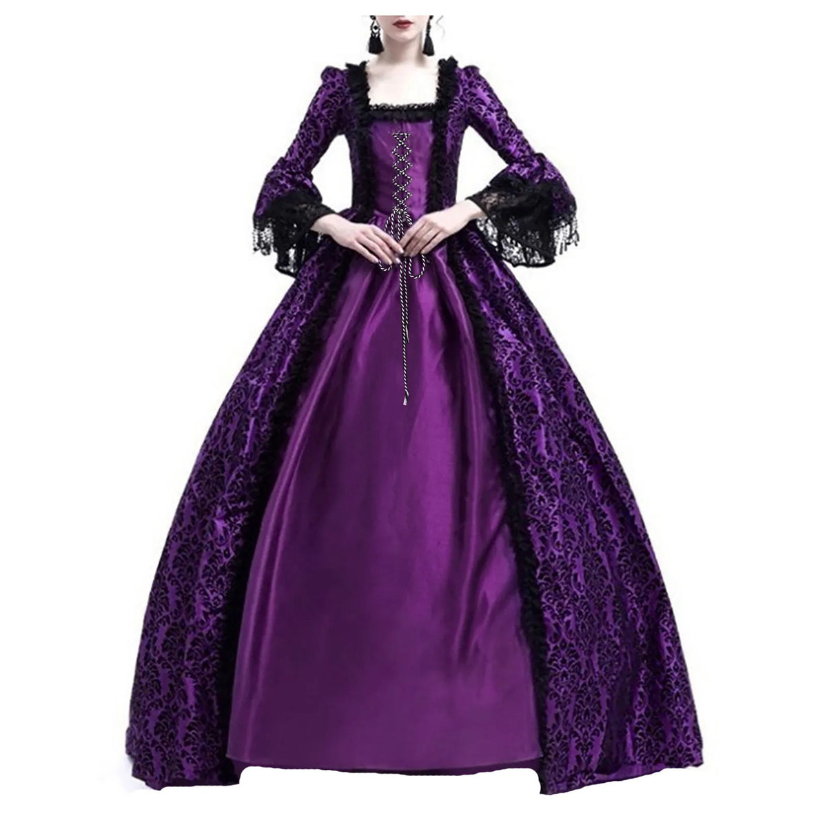 Halloween costume for adult women Medieval Cosplay Costumes Vintage Gothic Halloween suit