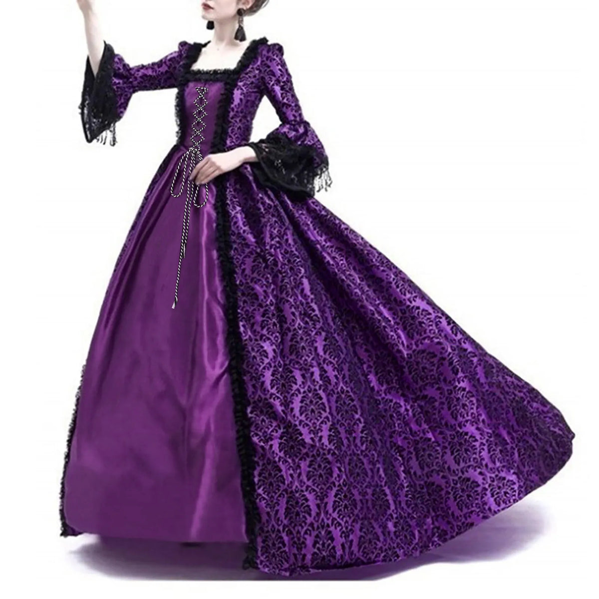 Halloween costume for adult women Medieval Cosplay Costumes Vintage Gothic Halloween suit