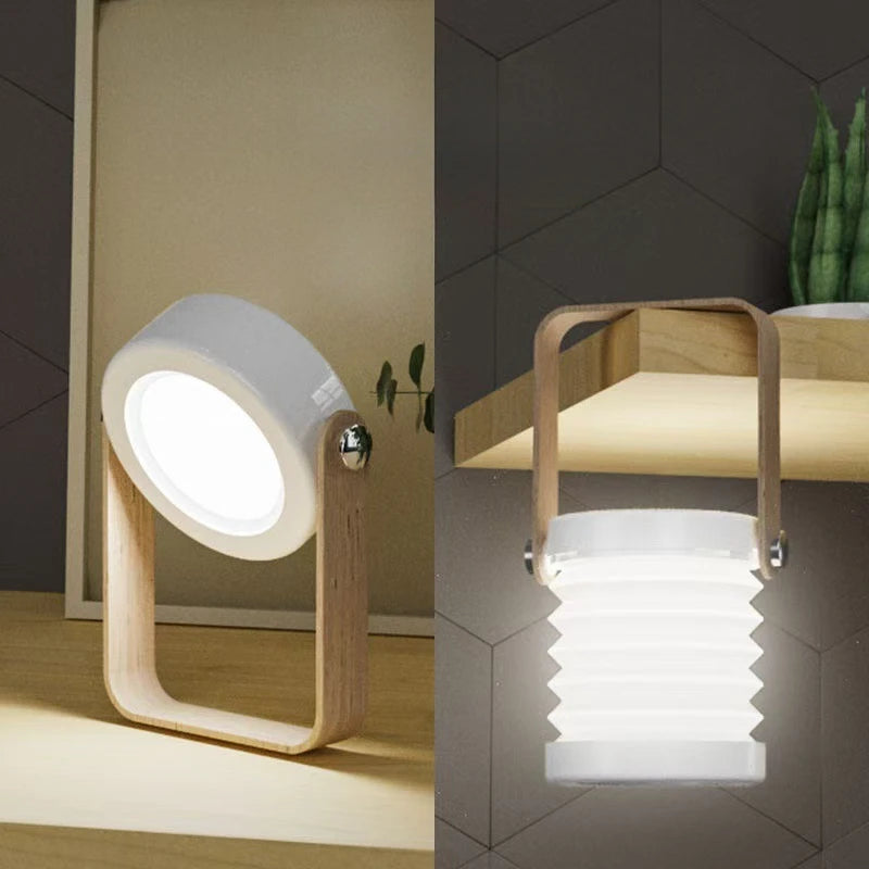 Rechargeable LED Night Light with Touch Control, Adjustable Brightness & Soft Eye-Caring Glow, Portable USB Bedside Lamp for Bedroom, Home & Nursery
