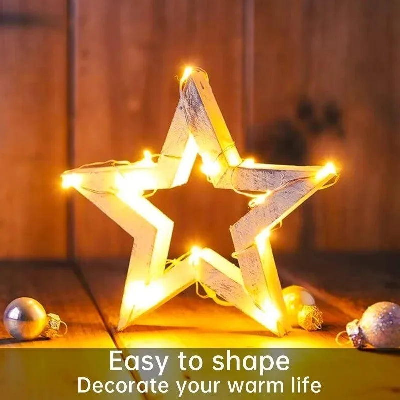 Battery Powered String Lights, 10–100 LED Copper Wire Fairy Lights for Christmas, Wedding, Camping, Holiday Party, Flower & Home Decor