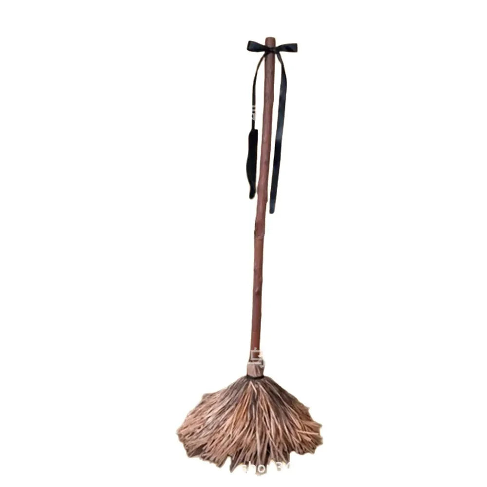 Broom Decorative Props Sound Move Witch Broom Halloween Decorative Props