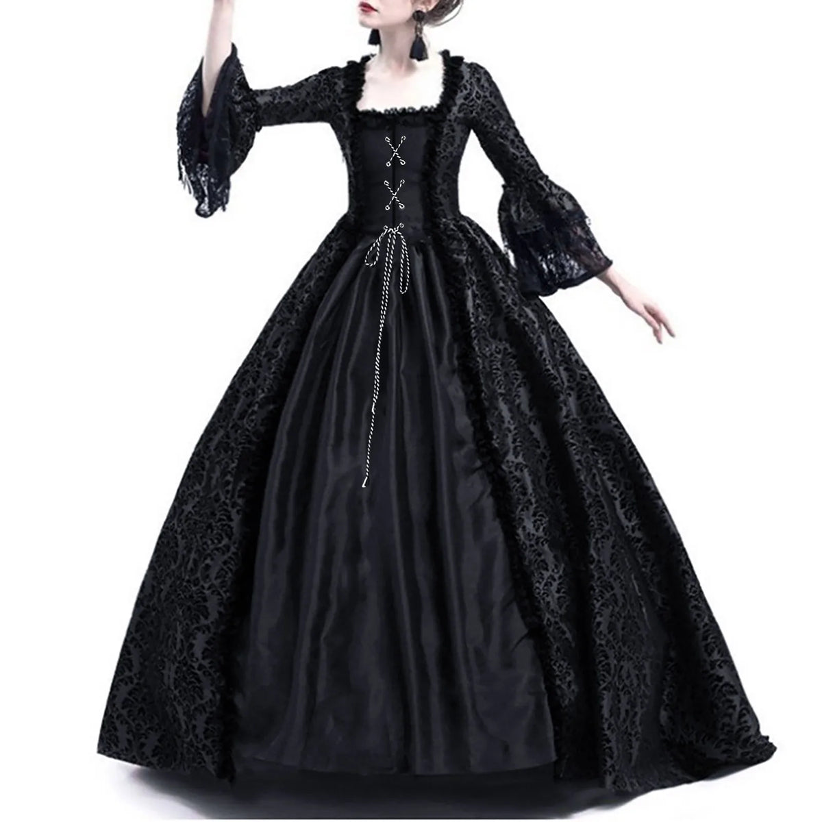 Halloween costume for adult women Medieval Cosplay Costumes Vintage Gothic Halloween suit