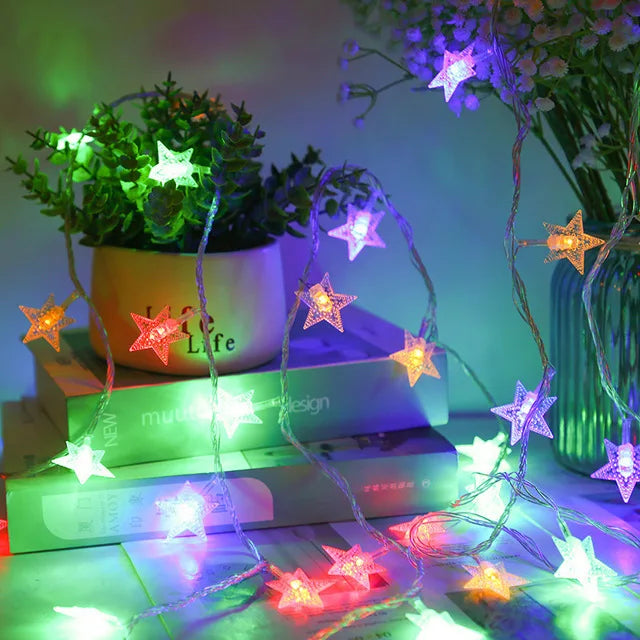 LED Star Fairy String Lights – USB & Battery Powered | Christmas, Wedding & Home Decor