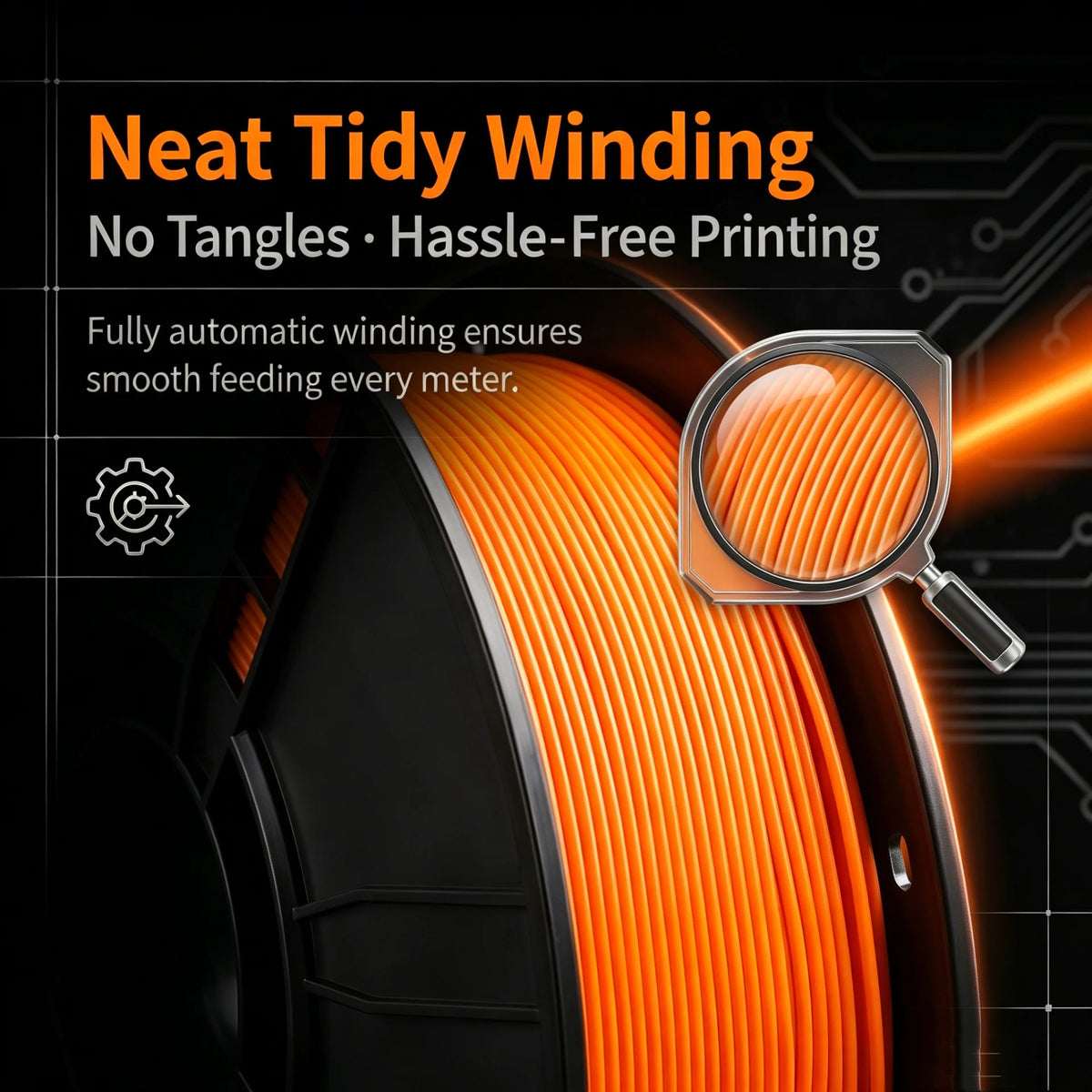 MISCYDER PLA 3D Printer Filament 1.75mm – 250g Solid FDM Printing Filament, High-Precision 3D Printing Material