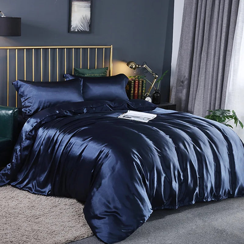 Silky Soft Duvet Cover Set – Textured Microfiber Comforter Cover with Zipper Closure, Corner Ties & Pillow Shams