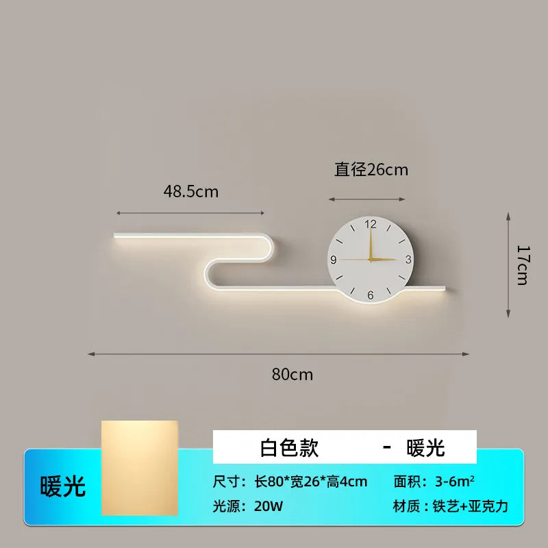 Silent Large Wall Clocks Led Living Room Art Creative Wall Clocks House Movement Horloge Murale Home Decoration Accessories