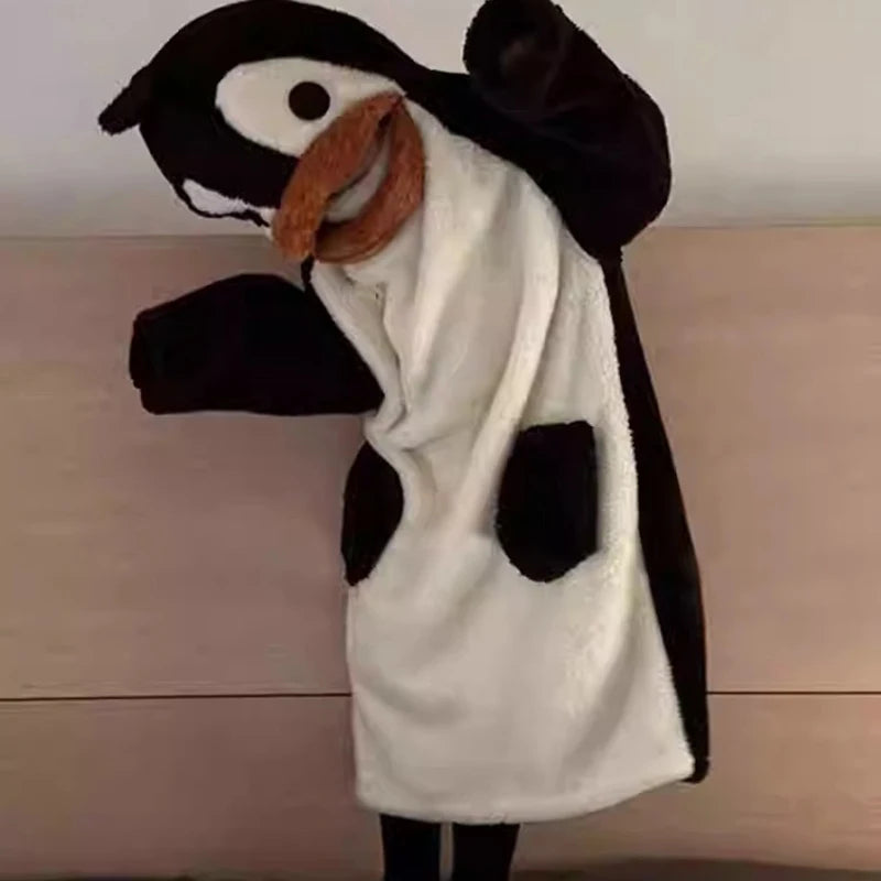Women's Pajamas Penguin Onesies Flannel Cartoon Animal Robes For Adults  Halloween Christmas Cosplay Costume Loose Sleepwear