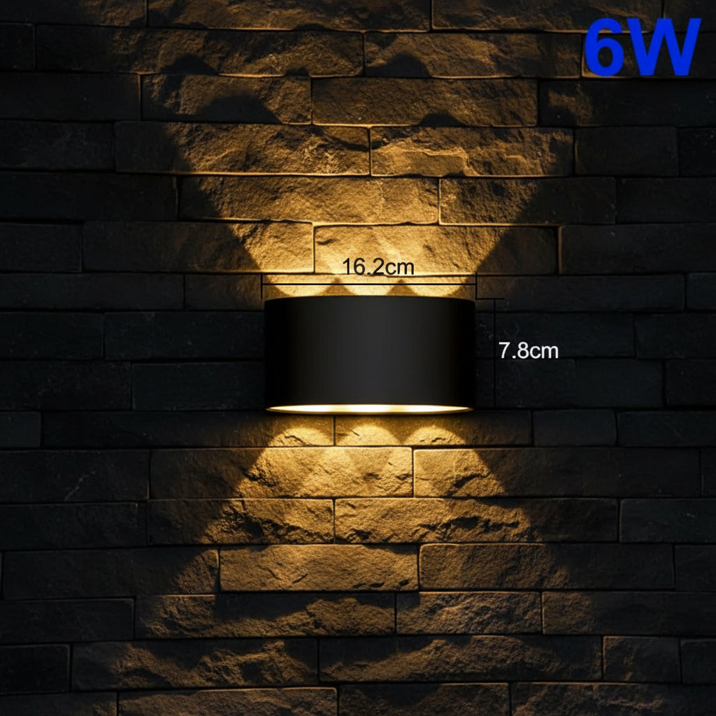 Modern LED Up & Down Wall Light – Outdoor & Indoor Exterior Sconce for Home & Garden