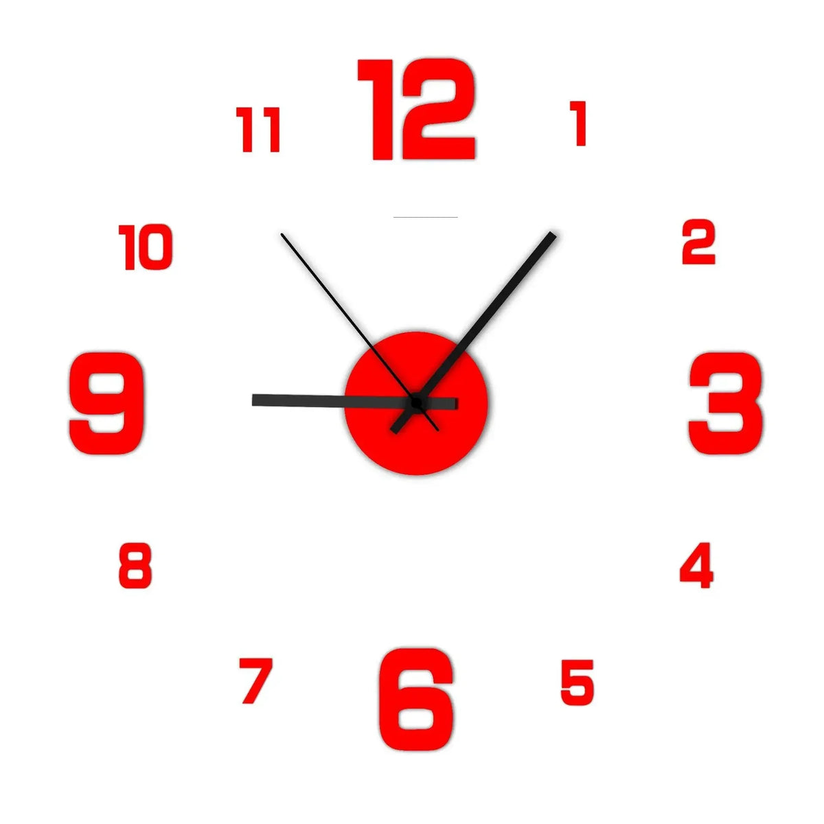 Wall Clocks Art Clock Bedroom Frameless Home and Decoration Kitchen Silent Living Room Watches Digital Decor Led Large 3d Garden
