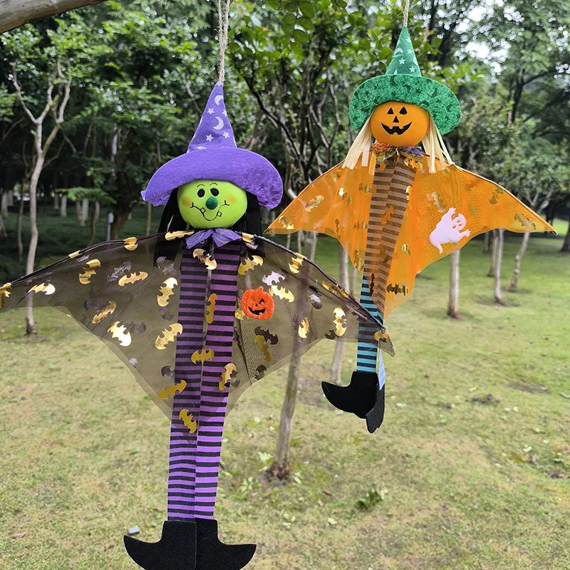 2pcs Halloween Floating Ghost Decoration Party Props Cute Hanging Ghost Bar Ghost Festival Ornament Supplies
