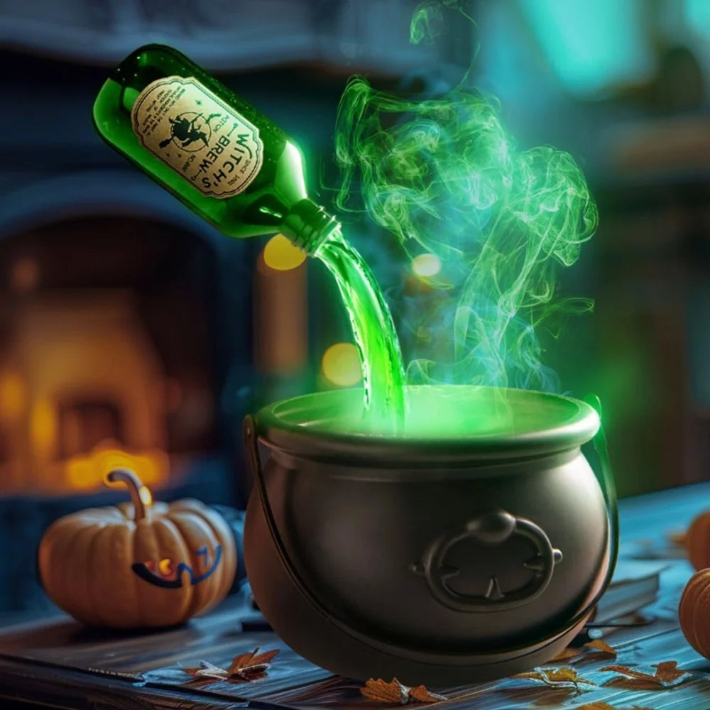 Halloween Magic Black Witch Bowl Float Bottle and Diffuser Horror House Decoration Hocus Pocus Party Scary Props Halloween Decor