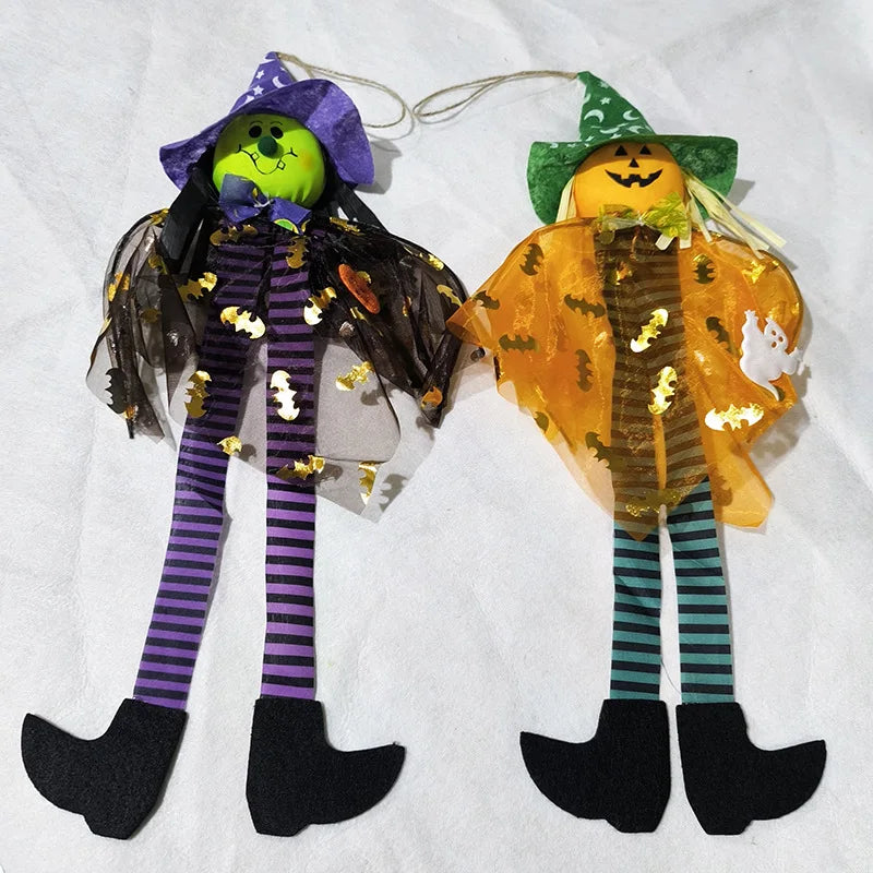 2pcs Halloween Floating Ghost Decoration Party Props Cute Hanging Ghost Bar Ghost Festival Ornament Supplies