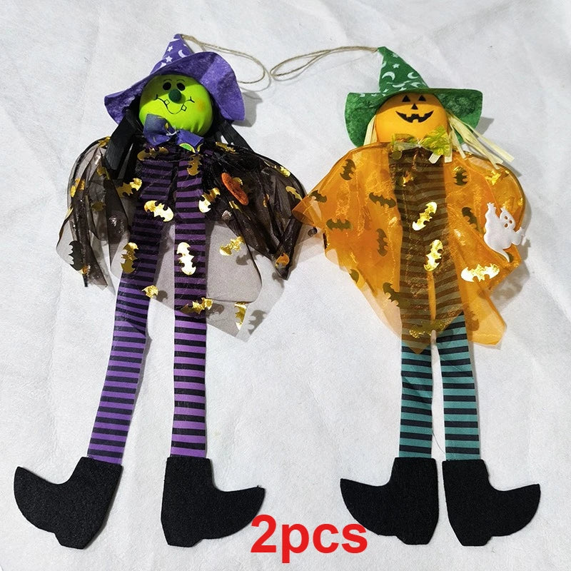 2pcs Halloween Floating Ghost Decoration Party Props Cute Hanging Ghost Bar Ghost Festival Ornament Supplies