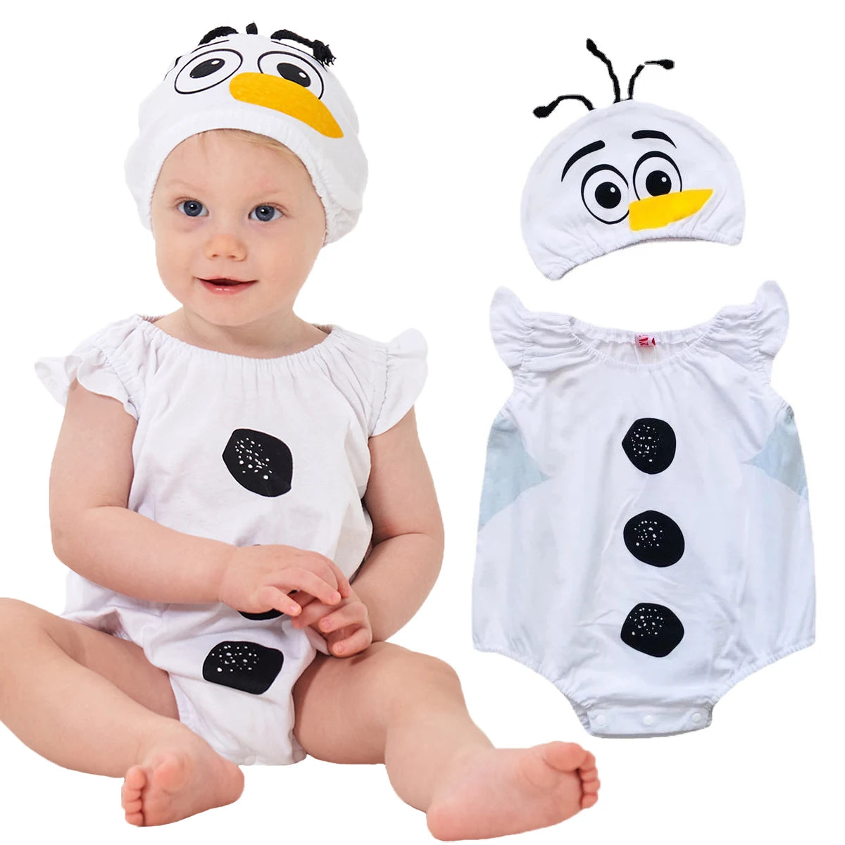 Halloween Costumes for Baby Boys Girls Snowman Dinosaur Chef Cowboy Rompers Short Infant Toddler Birthday Photograph Fancy Dress