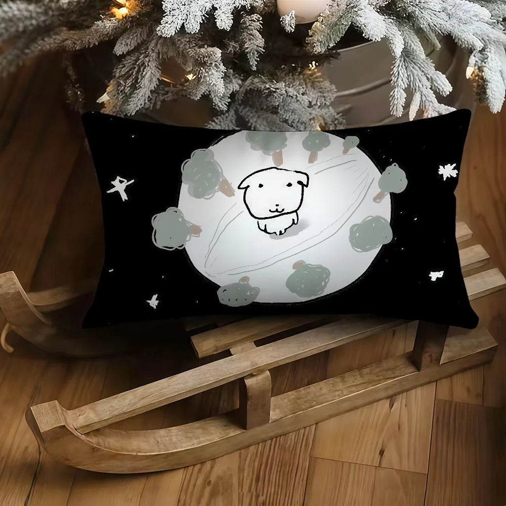GANADI Anime Cushion Cover, Double-Sided Printed 100% Polyester Decorative Pillowcase, Anime Throw Cushion Cover for Sofa, Bedroom, Bedding, Office, Car & Room Decor