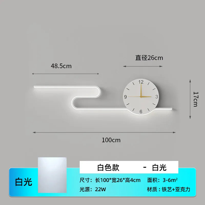Silent Large Wall Clocks Led Living Room Art Creative Wall Clocks House Movement Horloge Murale Home Decoration Accessories