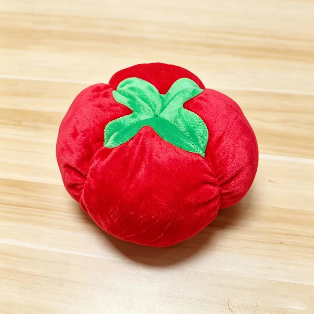 Cute Mushroom & Tomato Plush Cushion 25cm – Soft PP Cotton Pillow for Sofa, Bedroom & Bay Window, Kawaii Home Decor