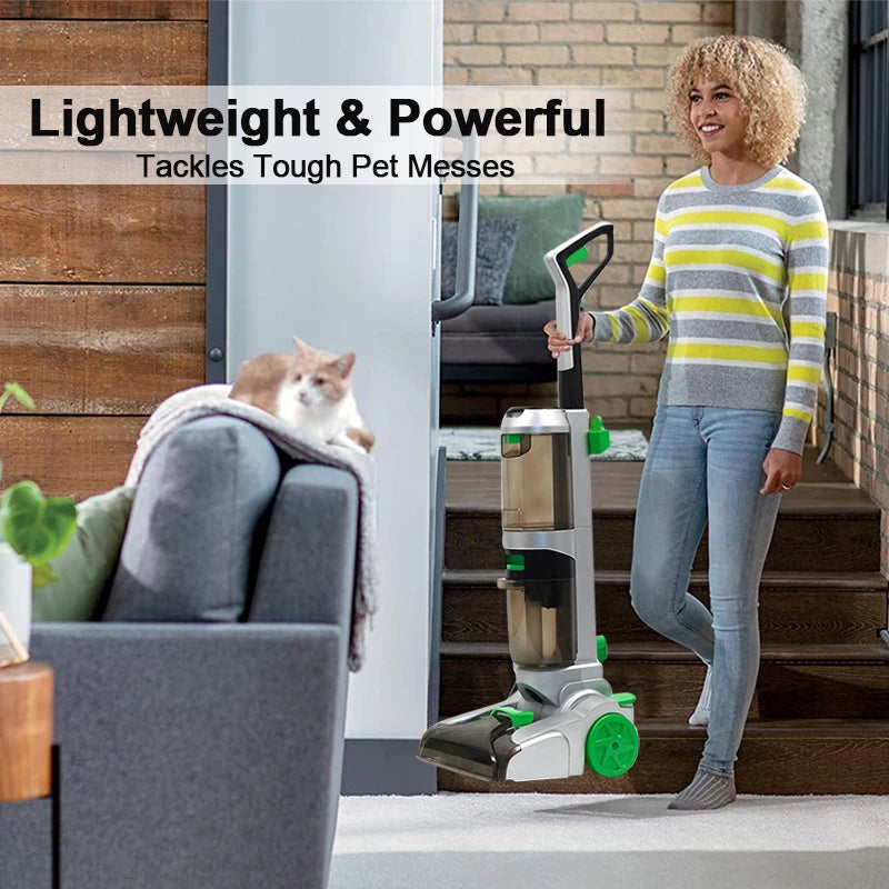 Handheld Upright Electric Carpet Cleaner Household Upholstery Sofa Cleaning Machine Shampoo Spot Cleaner For Rugs And Fabric