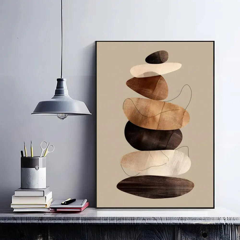 art decor A-Abstract Bohemian Wall Art Poster Classic Home Interior Artwork & Stylish Room Decoration